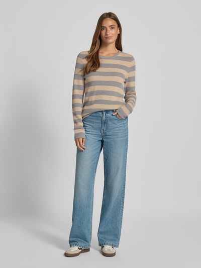 Christian Berg Woman Grof gebreide pullover Middengrijs gemêleerd - 1