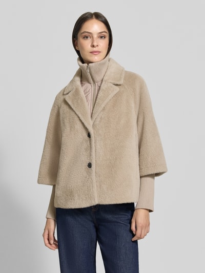 Tom Tailor Regular Fit Webpelzjacke im 2-in-1-Look Hellgrau 4