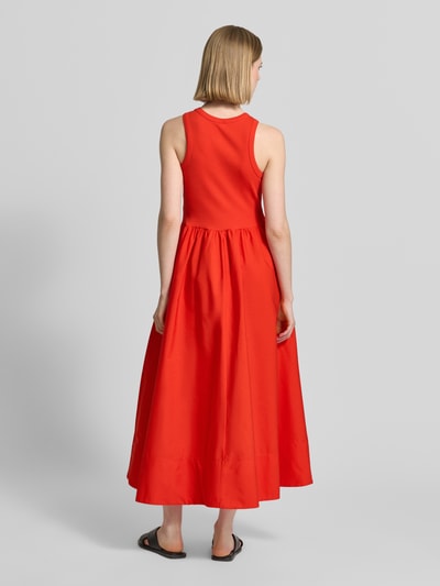YAS Midikleid mit Rundhalsausschnitt Modell 'MIRI' Rot 5