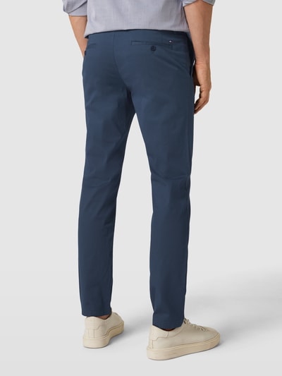 Tommy Hilfiger Chino mit Strukturmuster Modell 'DENTON' Marine 5