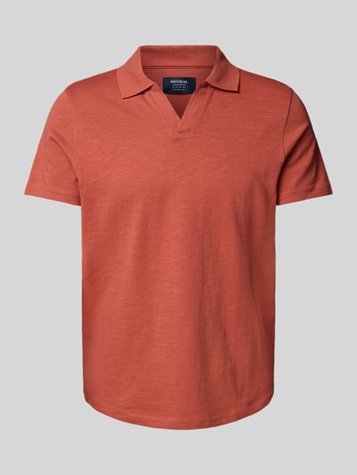 MCNEAL Poloshirt mit V-Ausschnitt Terra 2
