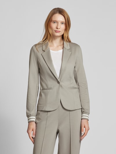 Kaffe Blazer mit Leistentaschen und Viskose-Anteil Modell 'KINNIE' Taupe 4