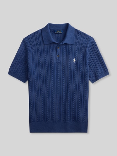 Polo Ralph Lauren Koszulka polo z czystej bawełny o kroju regular fit Granatowy 2