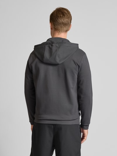 BOSS Green Regular Fit Sweatjacke aus Baumwoll-Mix Dunkelgrau 5