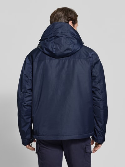 Napapijri Jack met capuchon en korte ritssluiting Marineblauw - 5