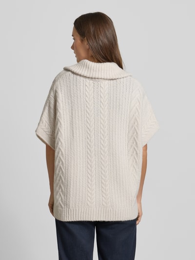 monari Strickjacke mit Umlegekragen Beige 5