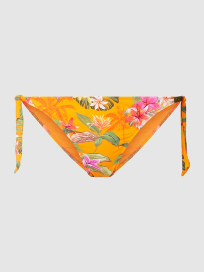 Banana Moon Bikinibroekje met bloemenmotief, model 'DASIA FAGAPEA' Oranje - 1