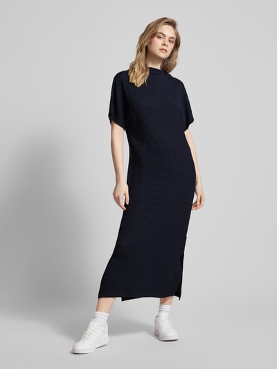 Tom Tailor Denim T-Shirt-Kleid mit Strukturmuster Marine 4