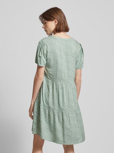 Only Sukienka mini z wiskozy z kwiatowym wzorem model ‘ZALLY LIFE’ Miętowy 5