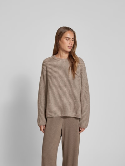 Juvia Pullover in Strick-Optik Sand 4