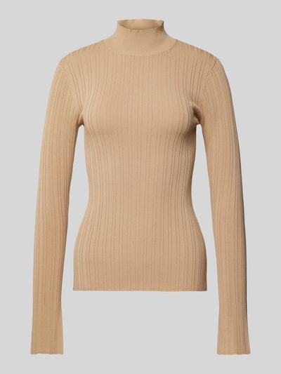 Ivy Oak Gebreide pullover met opstaande kraag, model 'KYLIE' Camel - 2