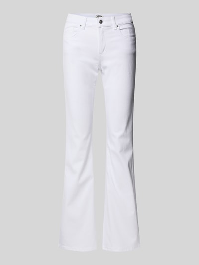 Produktfoto, Regular Fit Bootcut Jeans aus Baumwoll-Mix Modell 'BLUSH' von Only, Optik: Unifarben, Passform: Flared, 5-Pocket-Design, Denim