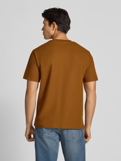 Jack & Jones T-Shirt mit Strukturmuster Hellbraun 5