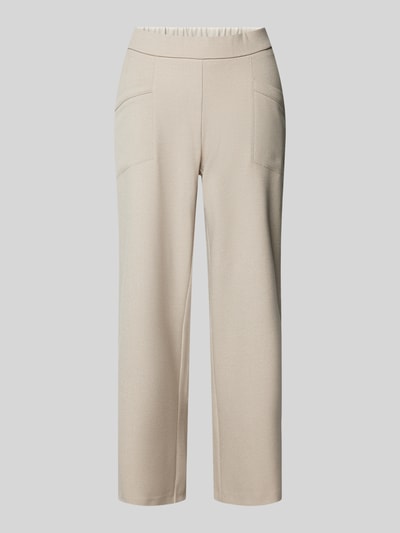 TONI Straight leg stoffen broek in verkorte pasvorm, model 'SUE' Beige - 2