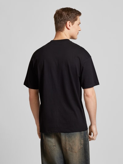 Jack & Jones T-Shirt mit geripptem Rundhalsausschnitt Modell 'BRADLEY' Black 5