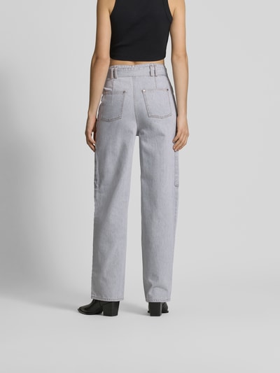 Iro Jeans mit aufgesetzten Taschen Hellgrau 5