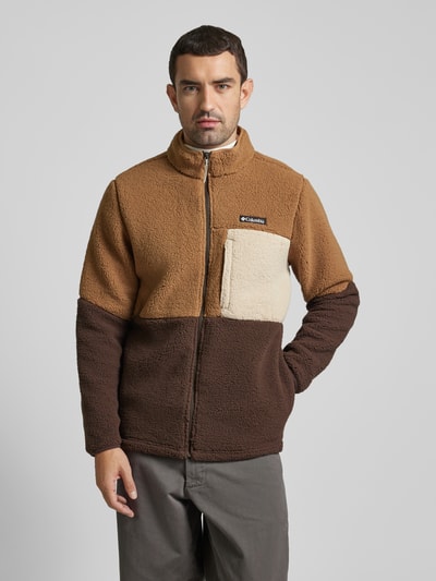 COLUMBIA Sherpa jacket met labelpatch Middenbruin - 4