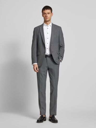 Jake*s Slim Fit Business-Hemd mit Kentkragen Weiss 1