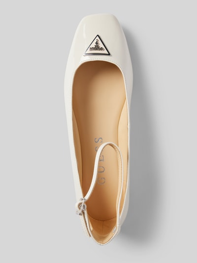 Guess Ballerinas mit Label-Applikation Modell 'LEVVIS' Beige 3