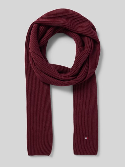 Tommy Hilfiger Sjaal met structuurmotief Bordeaux - 1