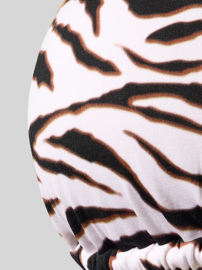 Produktfoto, Bikini-Oberteil im Allover-Look Modell 'BLUCO WILDJUNGLE' von Banana Moon, Dschungel-Print, Material-Mix mit Stretch-Anteil, Detailaufnahme