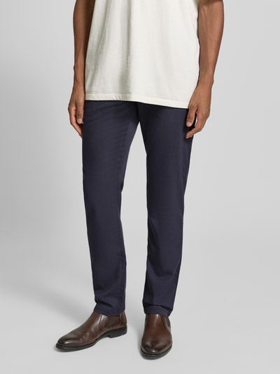 MCNEAL Slim fit stoffen broek met viscose Marineblauw - 4