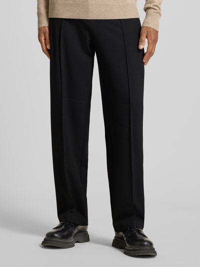 ARMANI EXCHANGE Stoffhose mit elastischem Bund Modell 'PANTALONI' Black 4