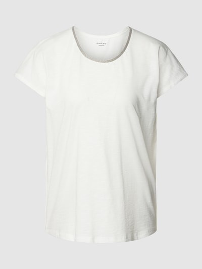 Christian Berg Woman T-Shirt mit Rundhalsausschnitt Offwhite 2