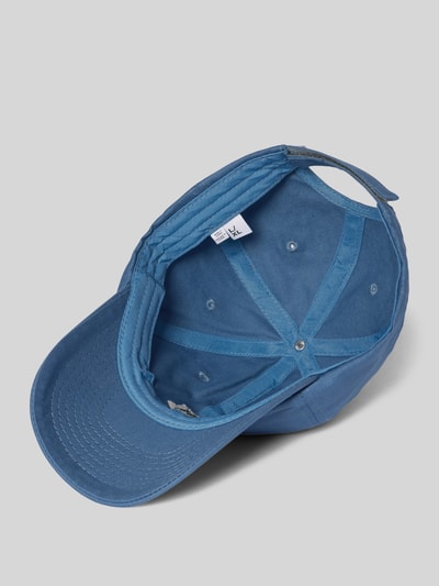 Knowledge Cotton Apparel Basecap mit Logo-Stitching Hellblau 2