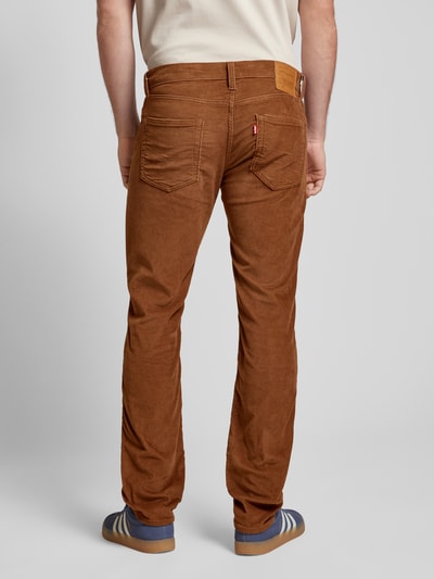 Levi's® Slim fit corduroy broek in 5-pocketmodel, model '511™' Camel - 5