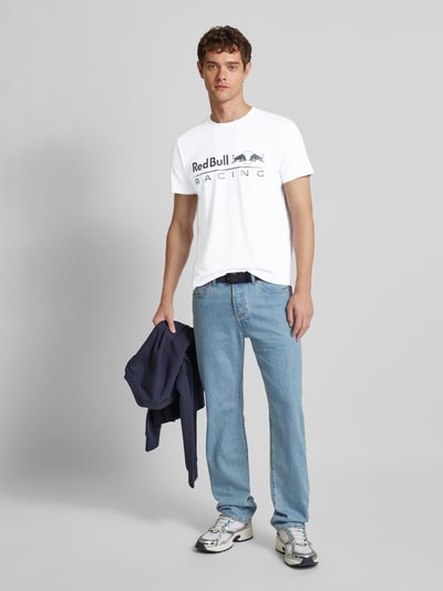 RED BULL RACING X PEPE JEANS RED BULL RACING x Pepe Jeans — T-shirt z nadrukiem z logo Biały 1