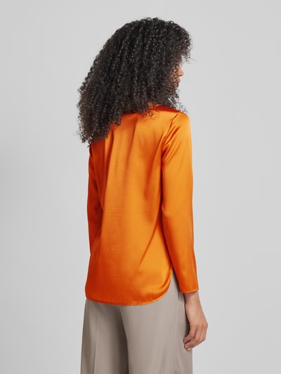 MaxMara Leisure Blusenshirt mit Rundhalsausschnitt Modell 'MOLDAVA' Orange 5