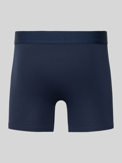 Produktfoto, Slim Fit Boxer mit Logo-Detail im 3er Pack von MCNEAL z elastycznego bawełnianego materiału, krój slim fit, granatowy, logo na pasie