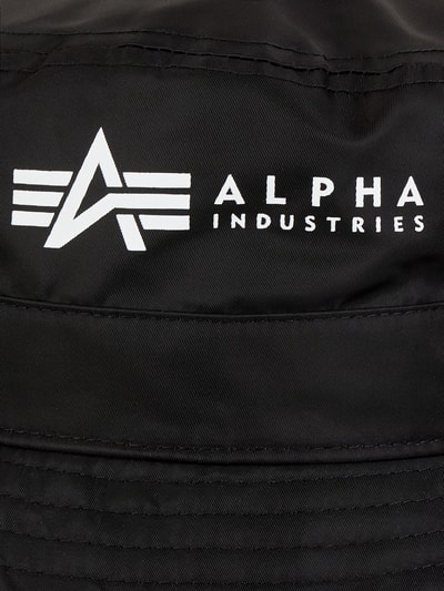 Alpha Industries Vissershoedje in utility-look Zwart - 2