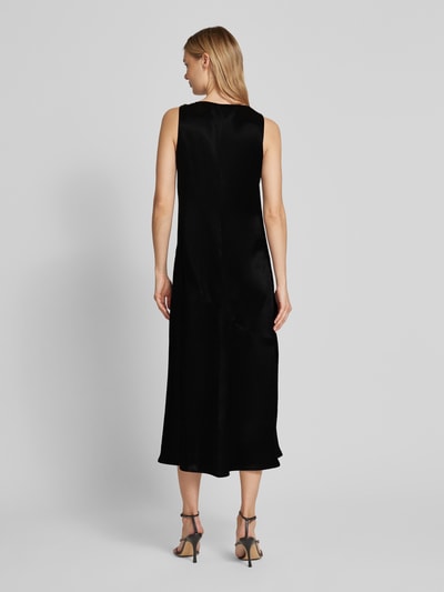 Weekend Max Mara Midikleid mit V-Ausschnitt Modell 'CIMA' Black 5