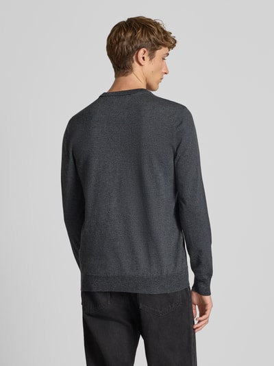 Blend Gebreide pullover met ronde hals, model 'Bruton' Zwart - 5