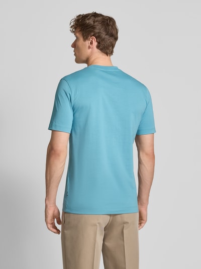 BOSS Regular Fit T-Shirt aus reiner Baumwolle Modell 'THOMPSON 01' Bleu 5