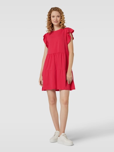 Vila Knielanges Kleid im Stufen-Look Modell 'SUMMER' Pink 1