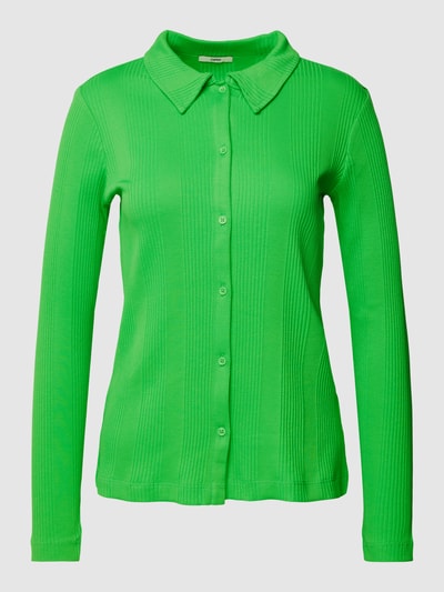 Esprit Strickjacke in Ripp-Optik Grün 2