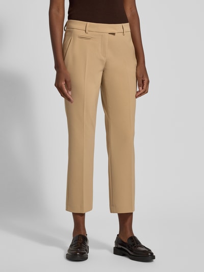 SEDUCTIVE Slim Fit Stoffhose in verkürzter Passform Modell 'MARY' Sand 4