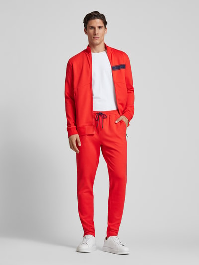 Joy Regular fit sweatpants met contraststrepen, model 'G-Style' Rood - 1