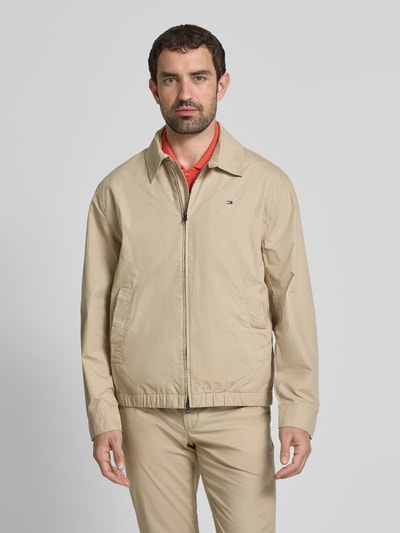 Tommy Hilfiger Regular Fit Blouson aus reiner Baumwolle Beige 4
