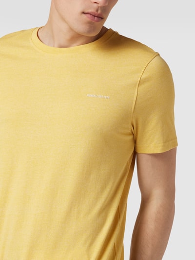 MCNEAL T-Shirt mit Label-Applikation Dunkelgelb meliert 3