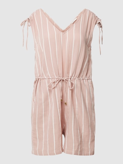 Only Playsuit aus Baumwolle mit Allover-Muster Modell 'NORA' Altrosa 2