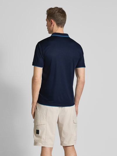 LUHTA Regular Fit Poloshirt im Double-Layer-Look Modell 'KUORTTI' Marine 5