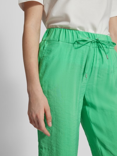 Toni Dress Spodnie materiałowe o skróconym kroju regular fit model ‘Pia’ Jabłkowozielony 3