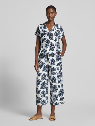Tom Tailor Relaxed Fit Tunika aus reiner Viskose Marine 1