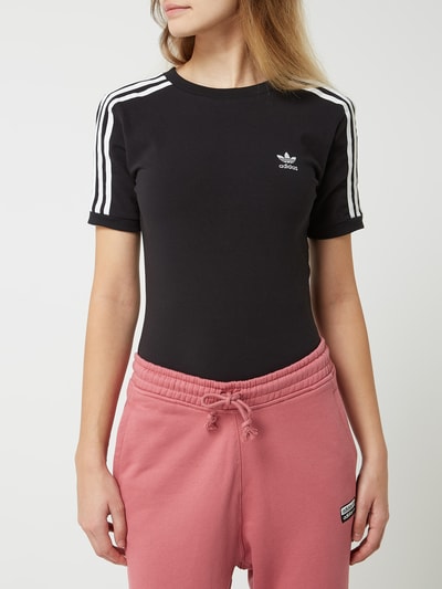 adidas Originals Body met geborduurd logo  Zwart - 4