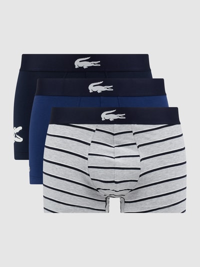 Lacoste Boxershort met stretch in set van 3  Marineblauw - 1