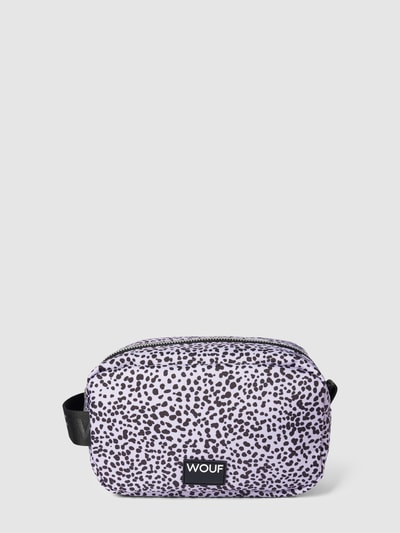 WOUF Kosmetiktasche mit Allover-Muster Modell 'Julia' Lila 1
